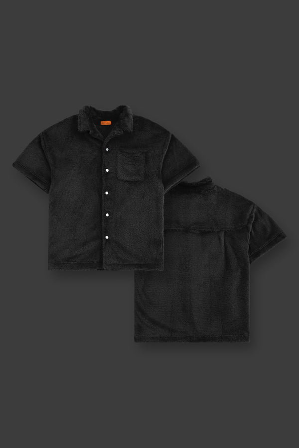 XENO OVERSIZED MOKOMOKO SHIRTS BLACK