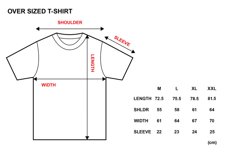 XENO “MARY BURN” OVERSIZED TEE BLEACH WHITE