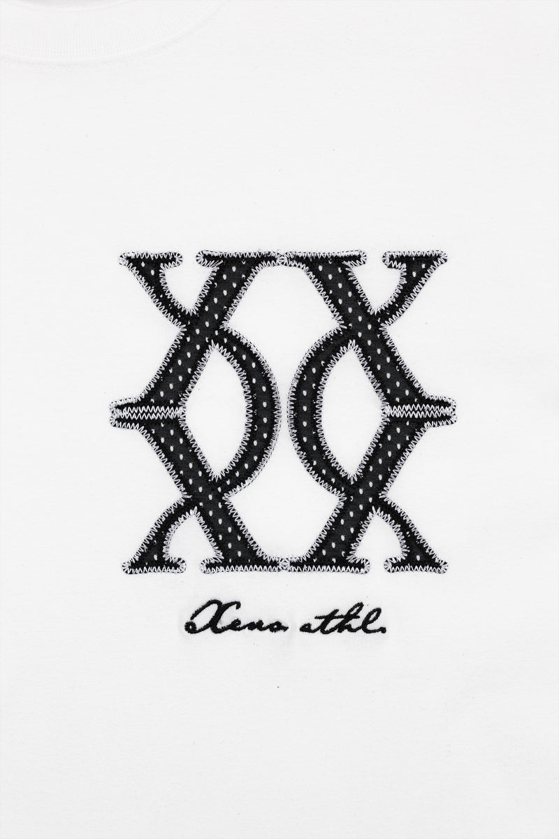 XENO MONOGRAM EMBROIDERY T-SHIRT WHITE