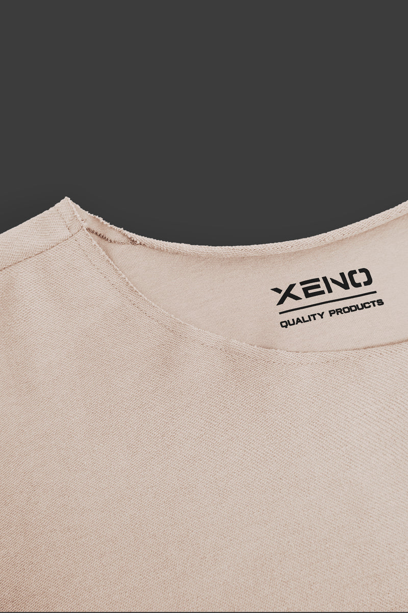 XENO BACK SIDE SWEAT LS SHIRT NATURAL