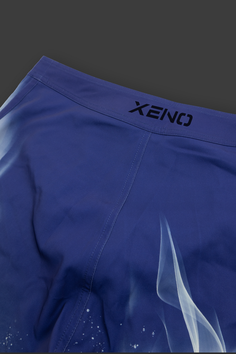 XENO FLAME SURF SHORTS NAVY WHITE