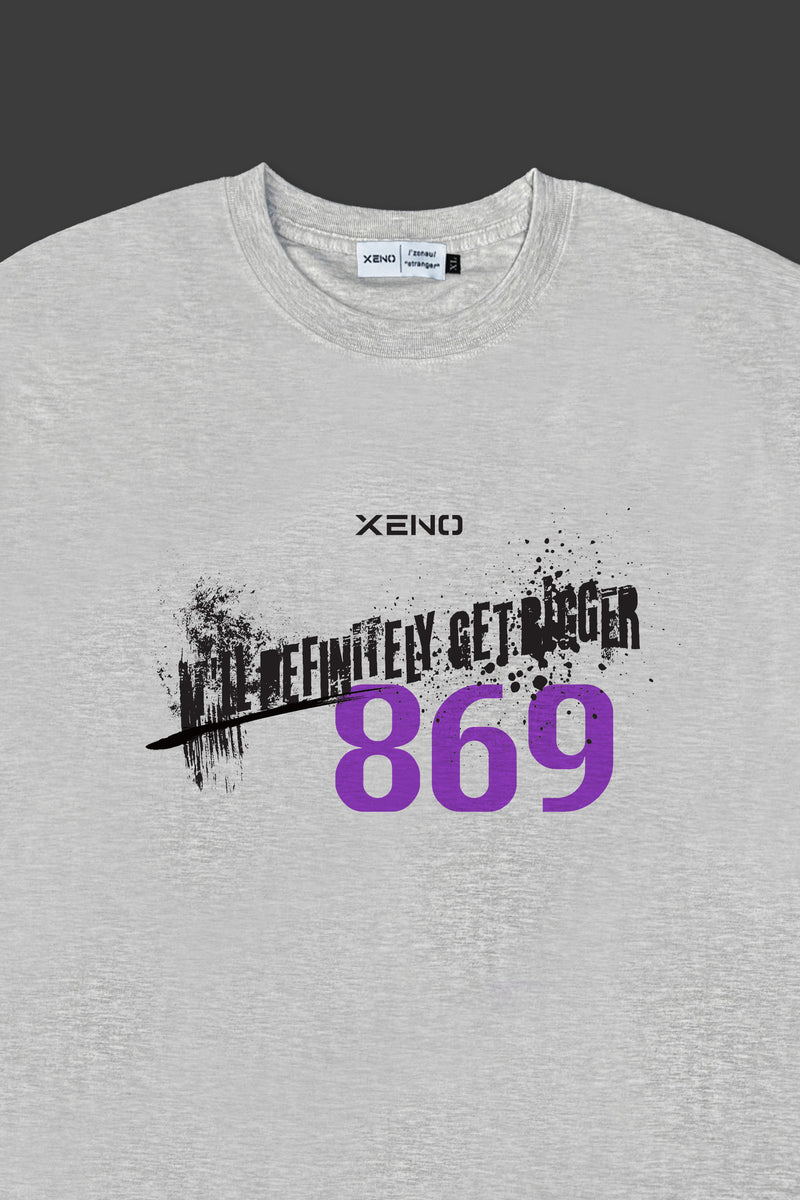 XENO "Definitely Get Bigger" T-SHIRTS OATMEAL