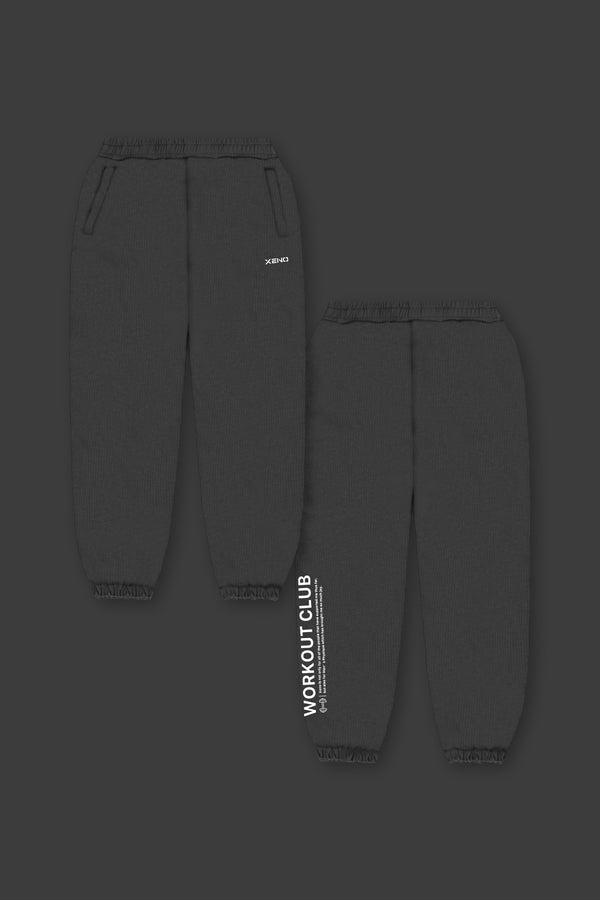 XENO WORKOUT CLUB SWEAT PANTS BLUE GRAY