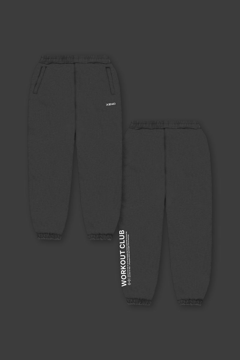XENO WORKOUT CLUB SWEAT PANTS BLUE GRAY