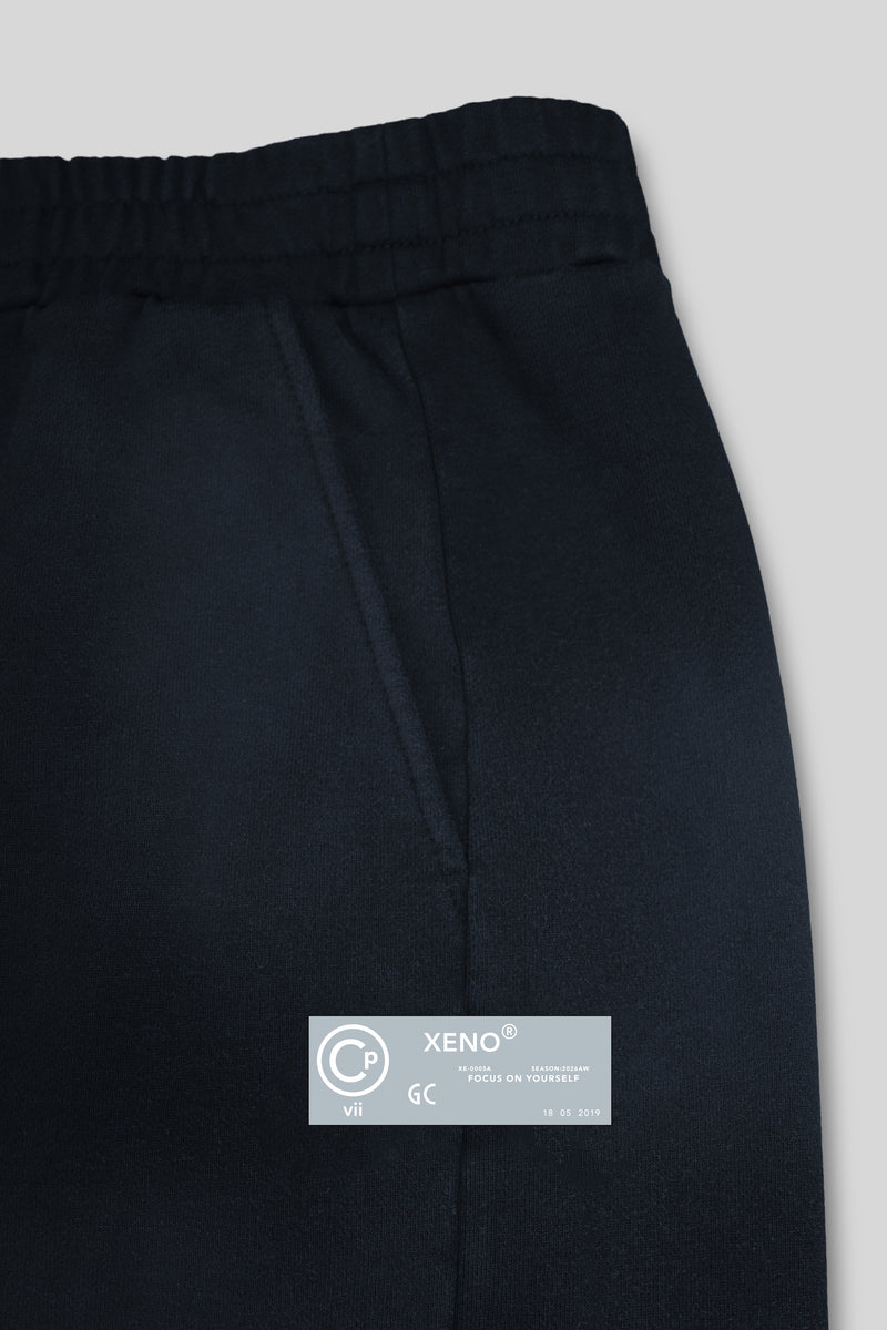 XENO DAMAGE SWEAT PANTS NAVY