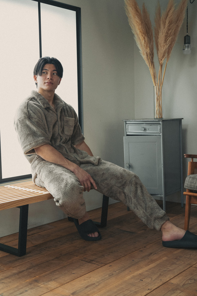 XENO MOKOMOKO PANTS SILVER GRAY