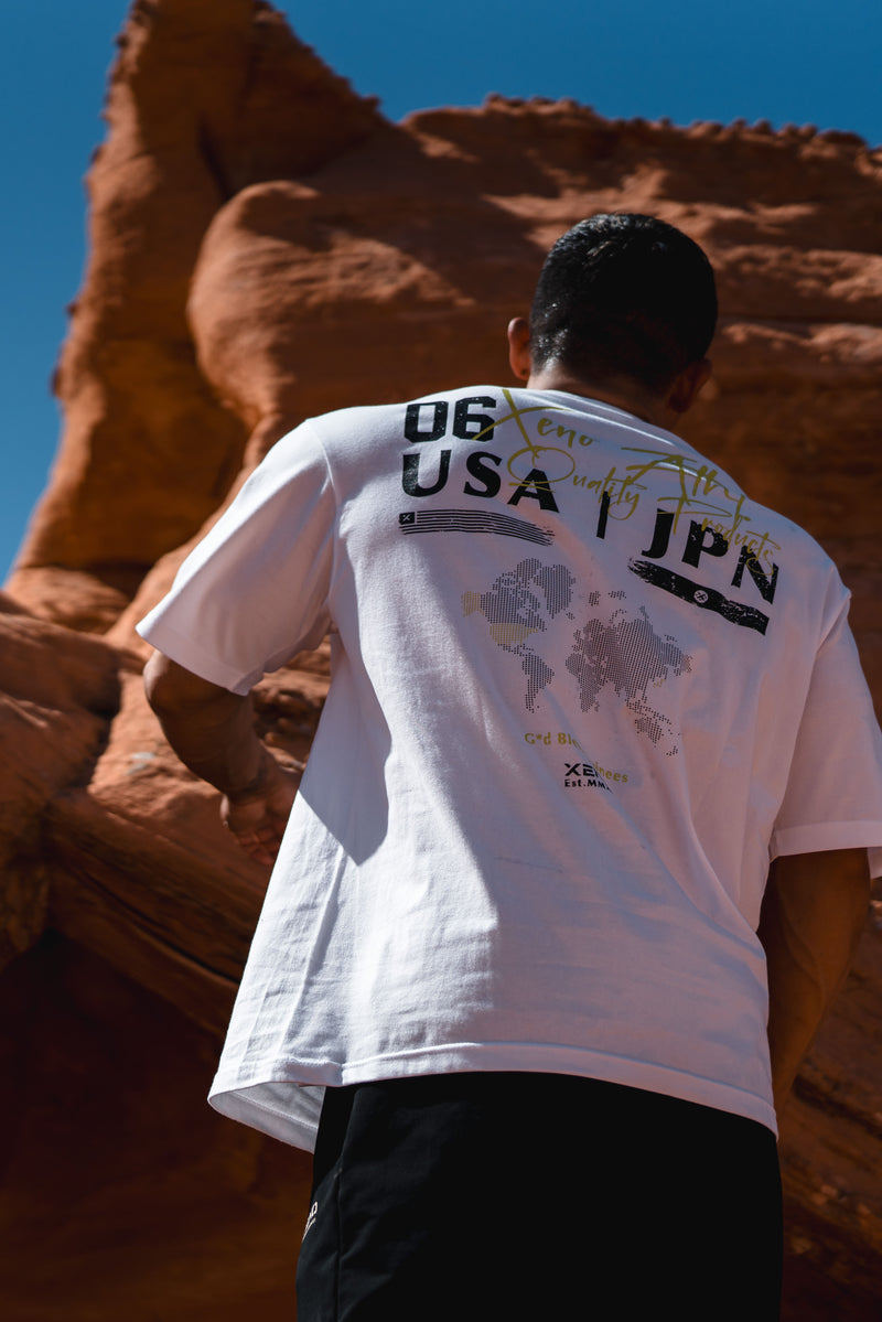 XENO USA 6TH ANNIVERSARY TEE WHITE