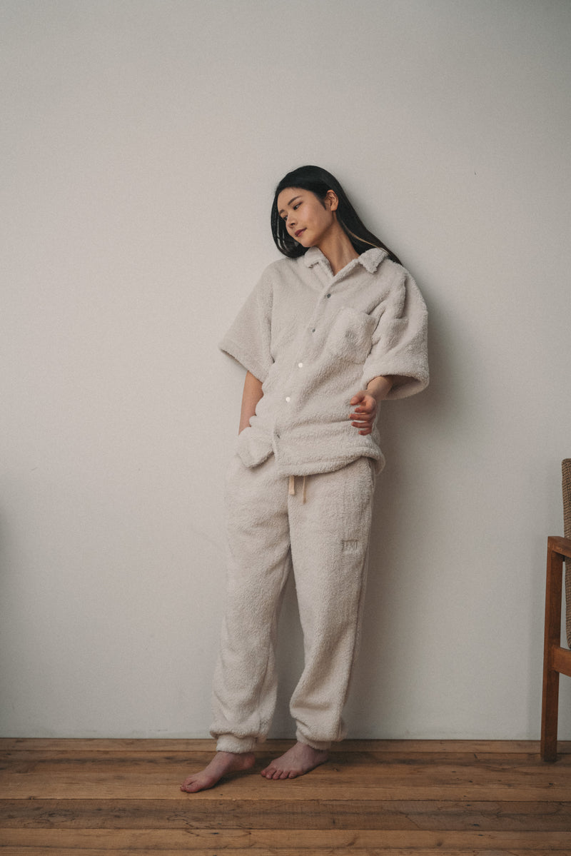 XENO OVERSIZED MOKOMOKO SHIRTS NATURAL