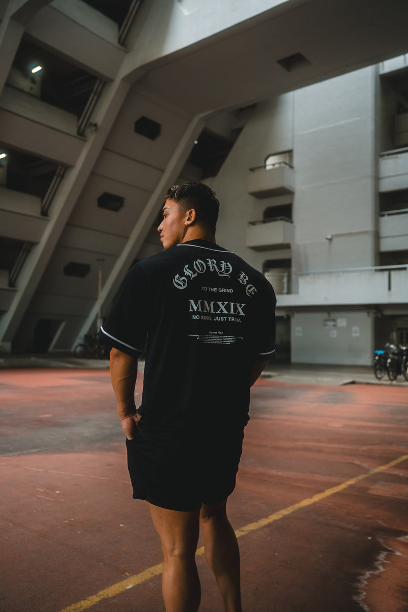 XENO MMXIX BASEBALL SHIRTS BLACK x WHITE
