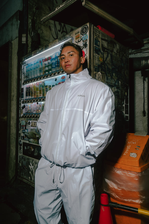 XENO REFLECTOR TAPE JACKET WHITE