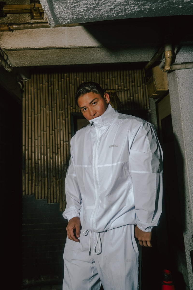 XENO REFLECTOR TAPE JACKET WHITE