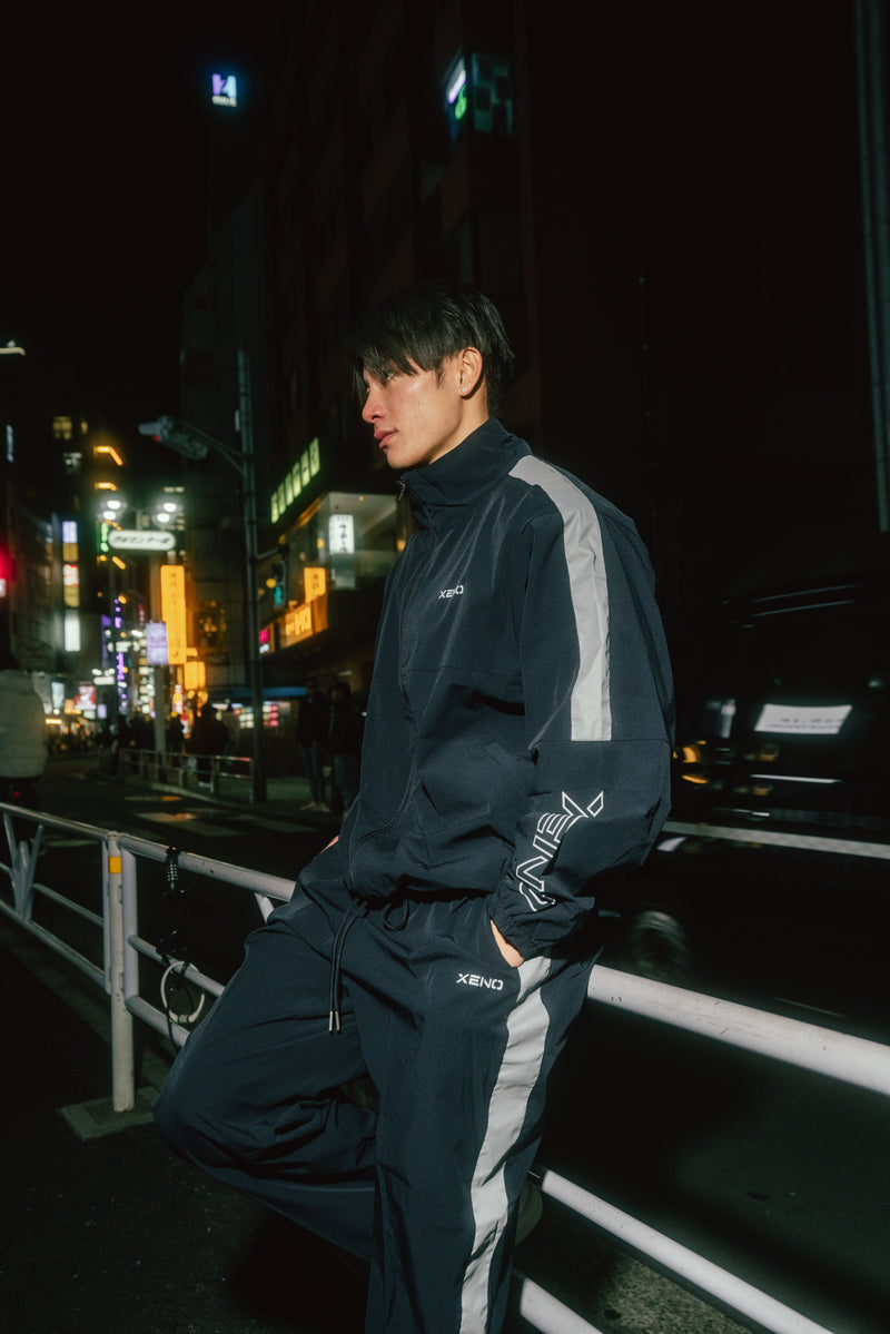 XENO REFLECTOR TAPE JACKET NAVY