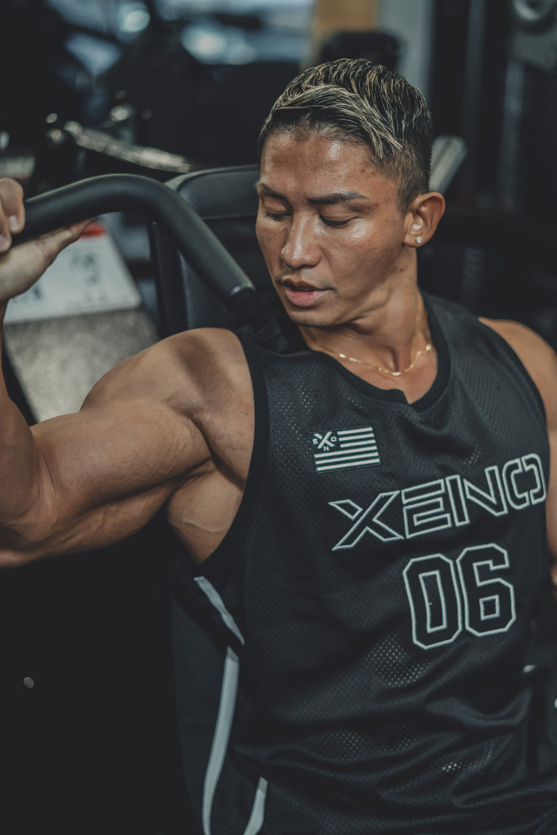 XENO USA 6TH ANNIVERSARY TANK BLACK x WHITE