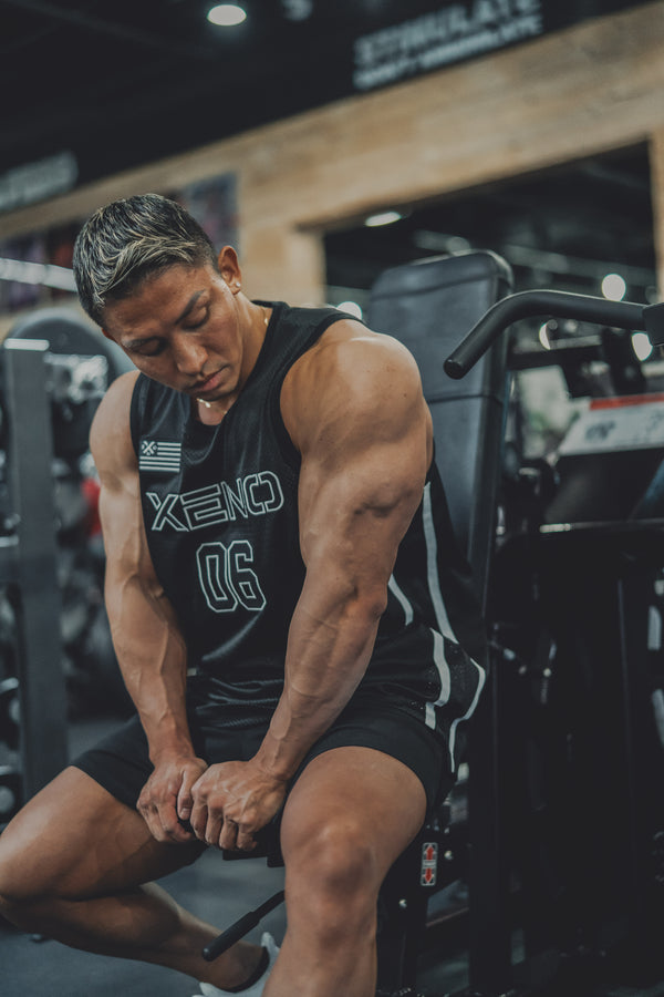 XENO USA 6TH ANNIVERSARY TANK BLACK x WHITE