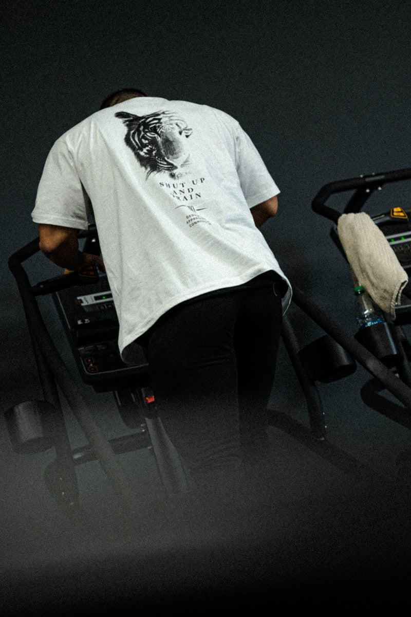 XENO TIGER IN THE DARK T-SHIRT WHITE