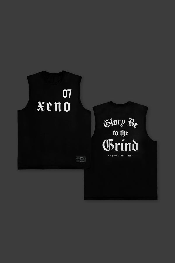 XENO 7TH ANNIV.  SLEEVELESS TEE BLACK