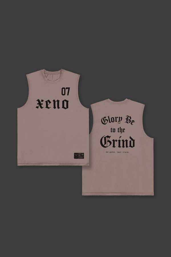XENO 7TH ANNIV.  SLEEVELESS TEE DUSTY PINK