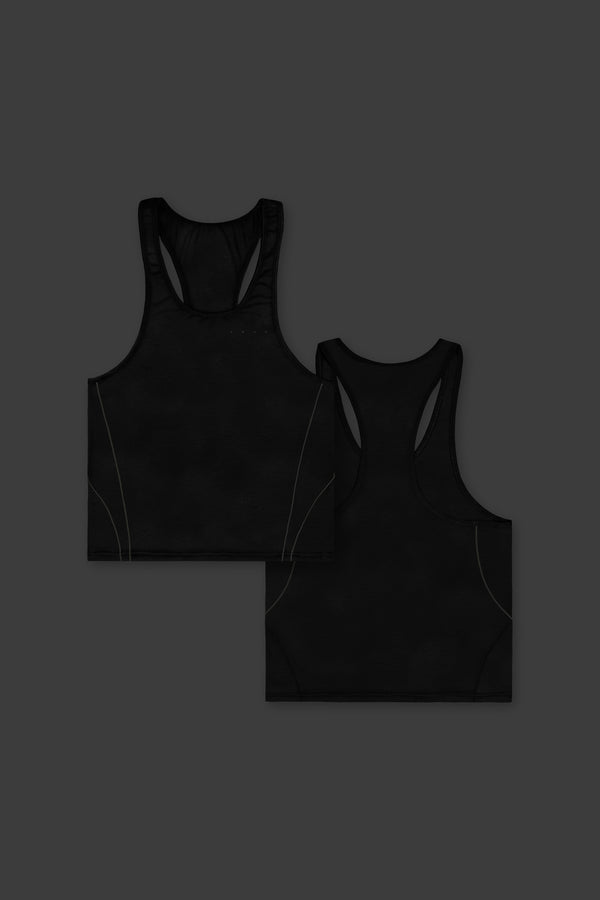 XENO PIPING STRINGER BLACK x BLACK