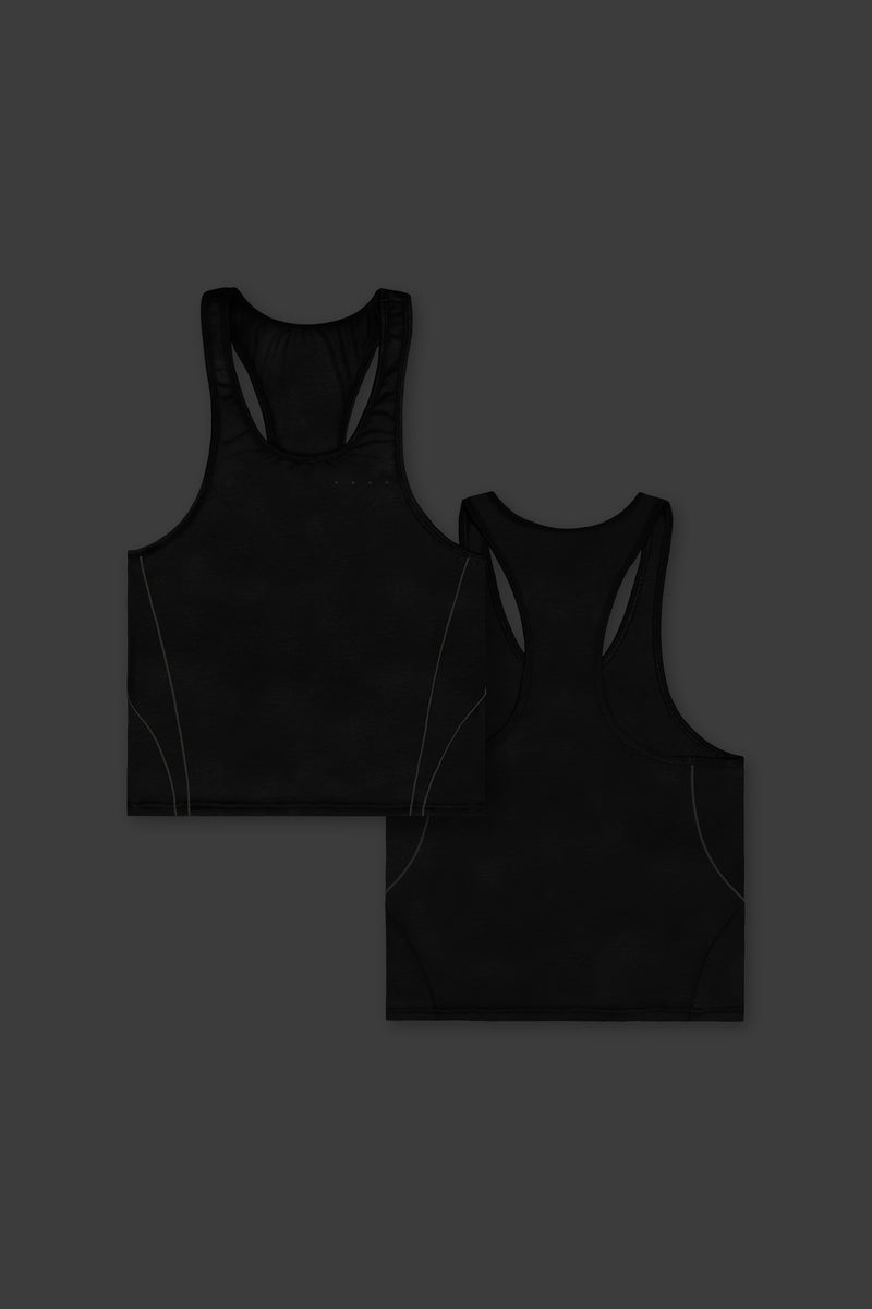 XENO PIPING STRINGER BLACK x BLACK