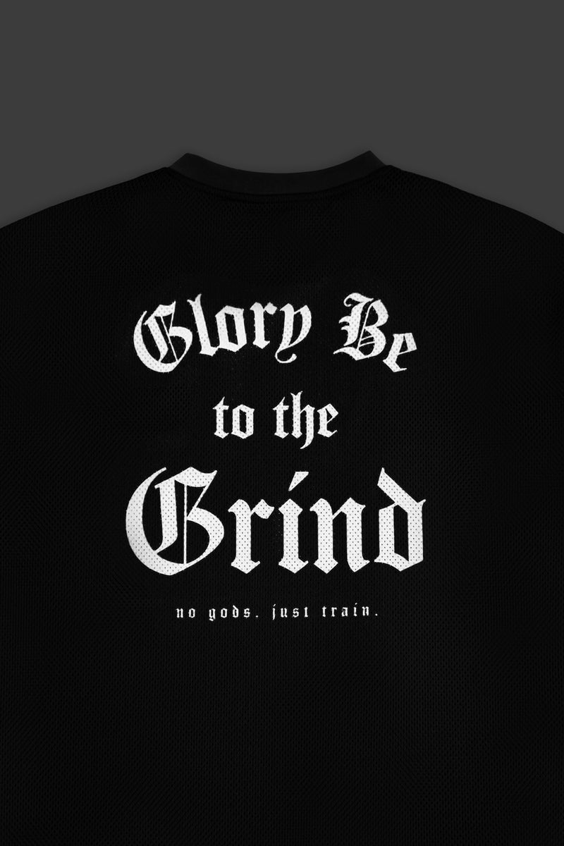 XENO 7TH ANNIV. OVER SIZED MESH T-SHIRT BLACK x WHITE