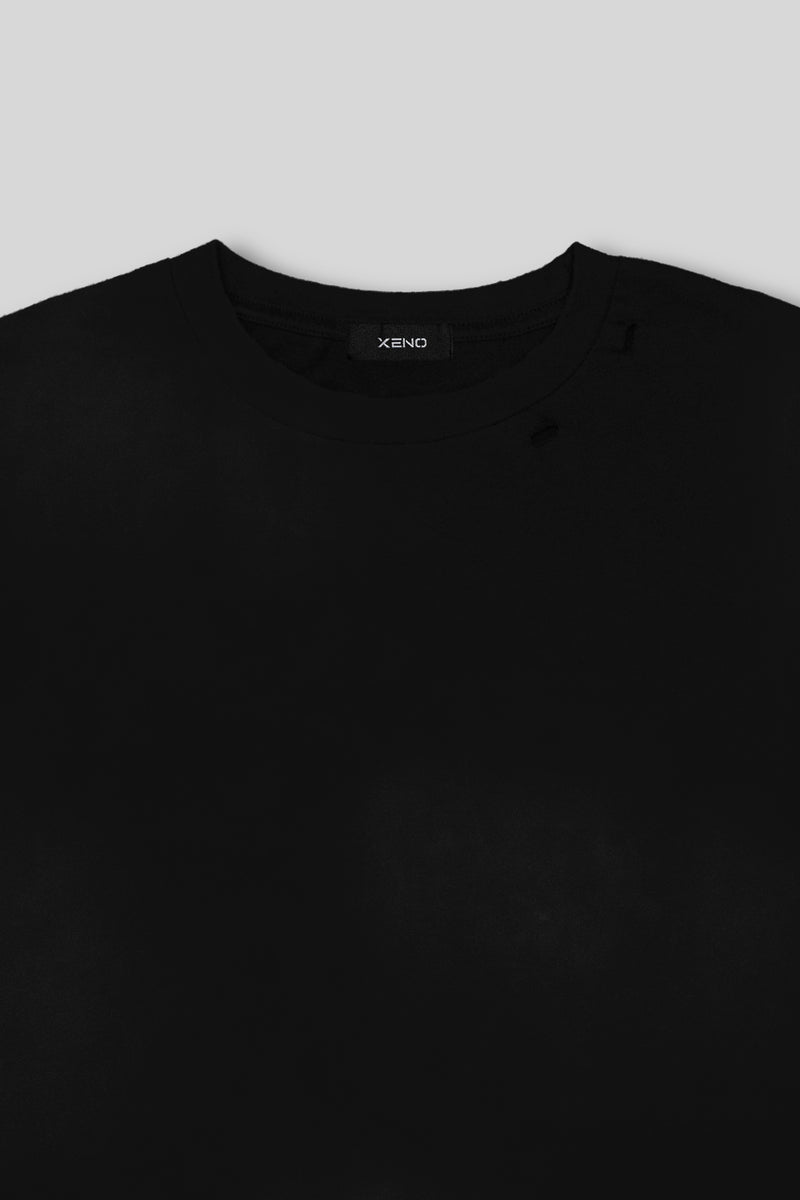 XENO DAMAGE T-SHIRT BLACK