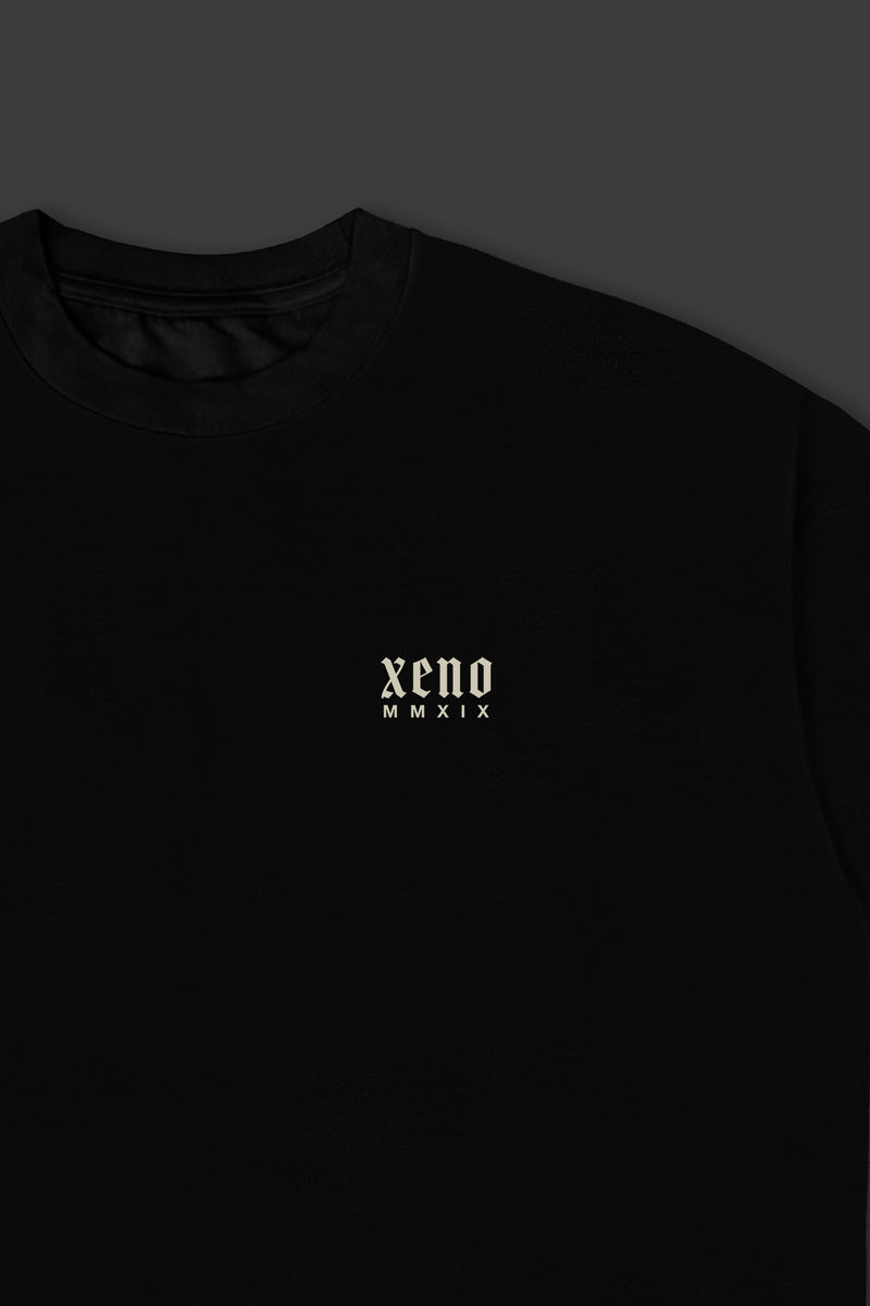 XENO “NFTS” OVERSIZED T-SHIRT BLACK
