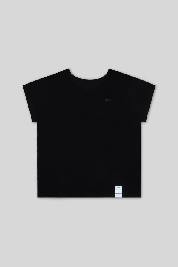 XENO BOAT NECK RELAX TEE BLACK