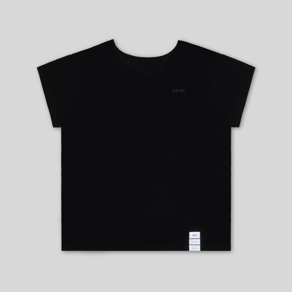 XENO BOAT NECK RELAX TEE BLACK