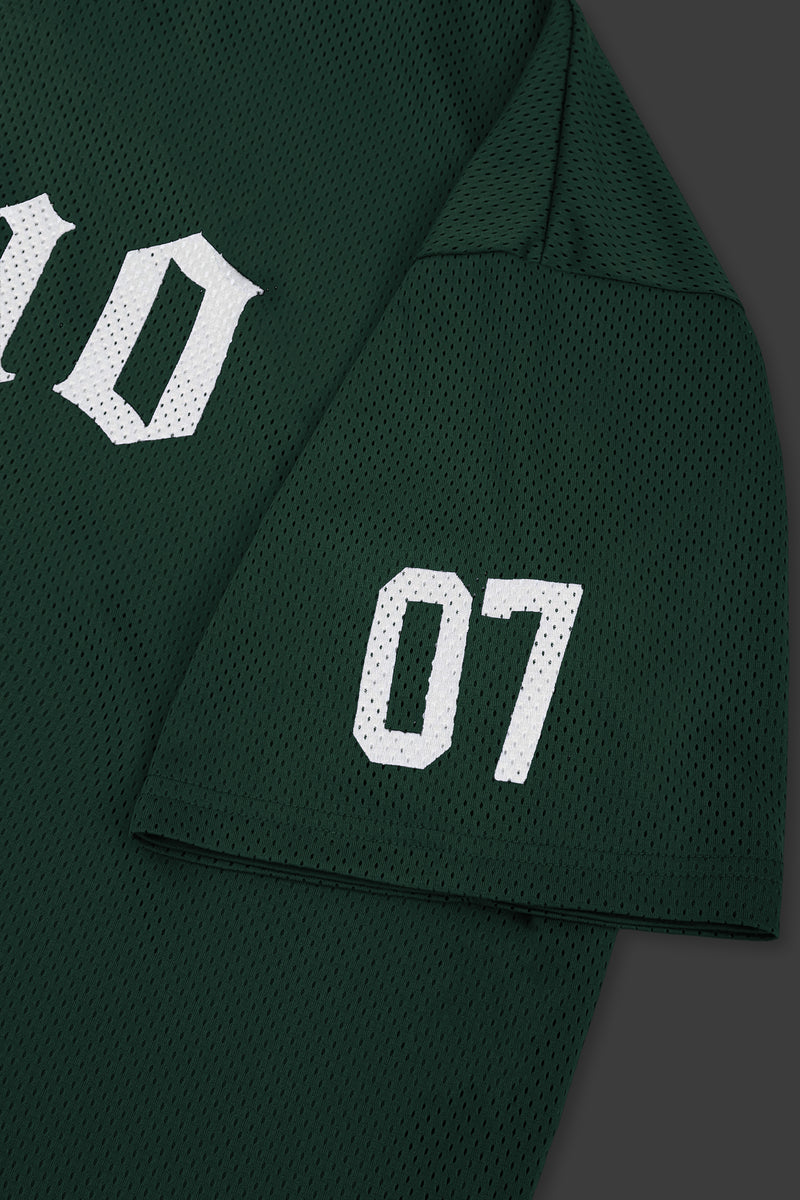XENO 7TH ANNIV. OVER SIZED MESH T-SHIRT GREEN