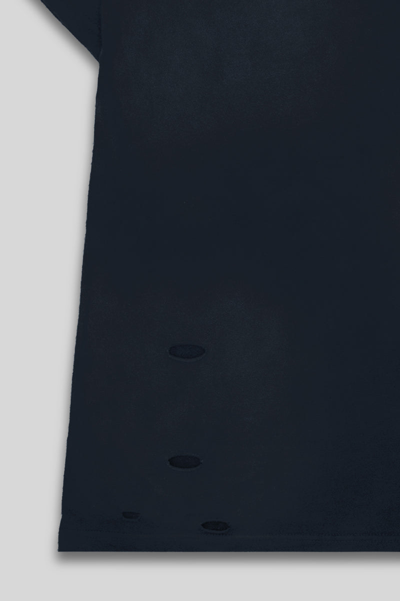 XENO DAMAGE T-SHIRT NAVY