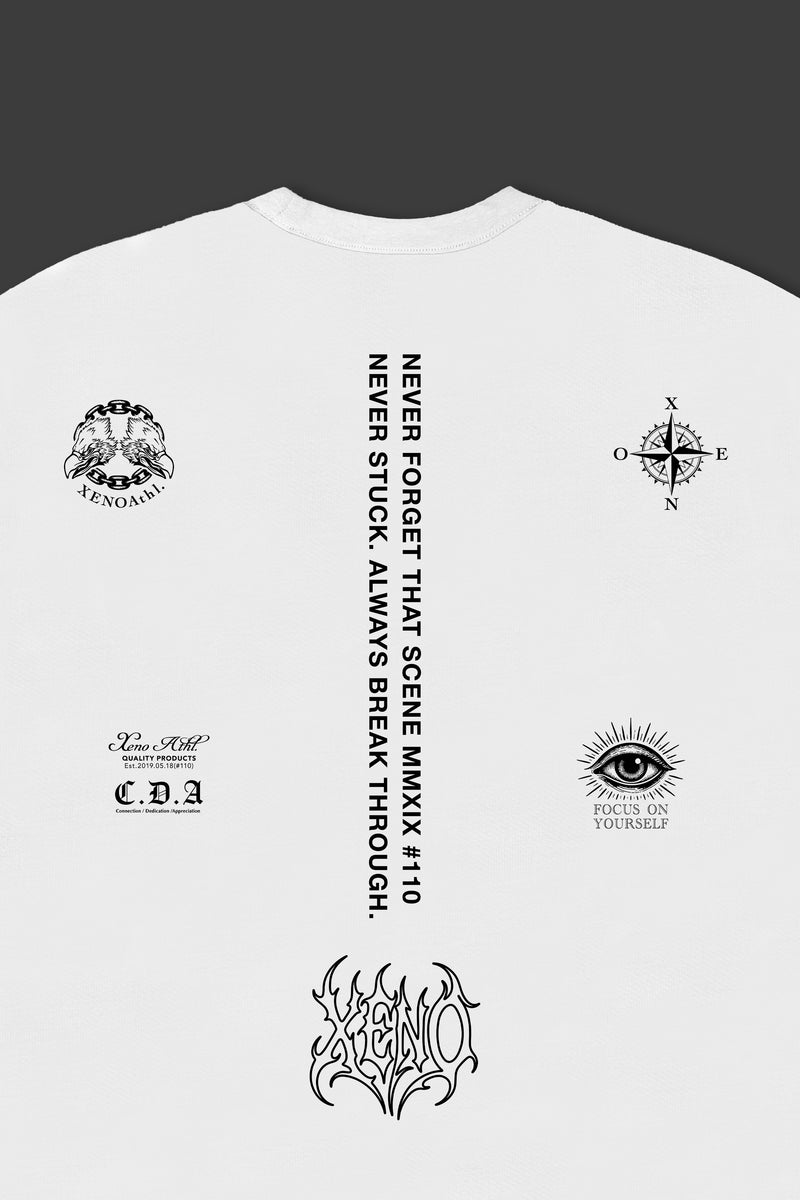 XENO “NFTS” OVERSIZED T-SHIRT WHITE