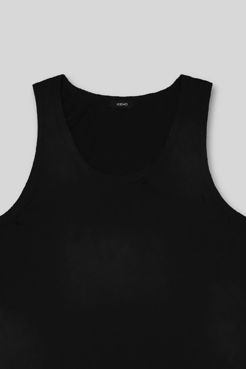 XENO DAMAGE TANKTOP BLACK