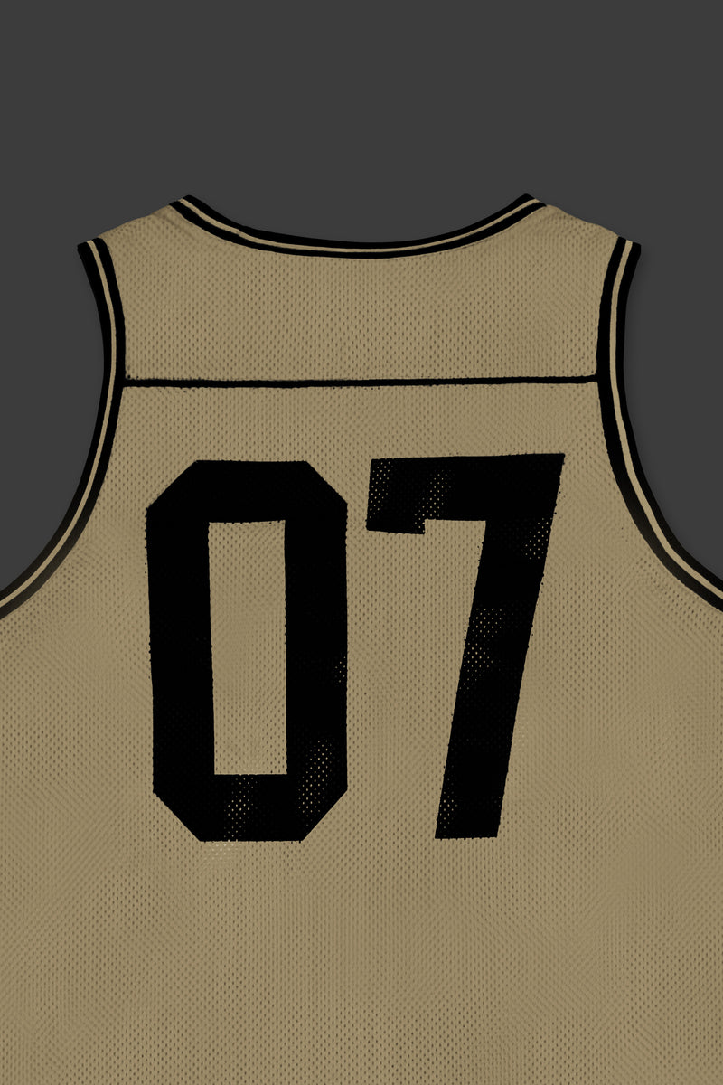 XENO 7TH ANNIV.  MESH TANKTOP BEIGE