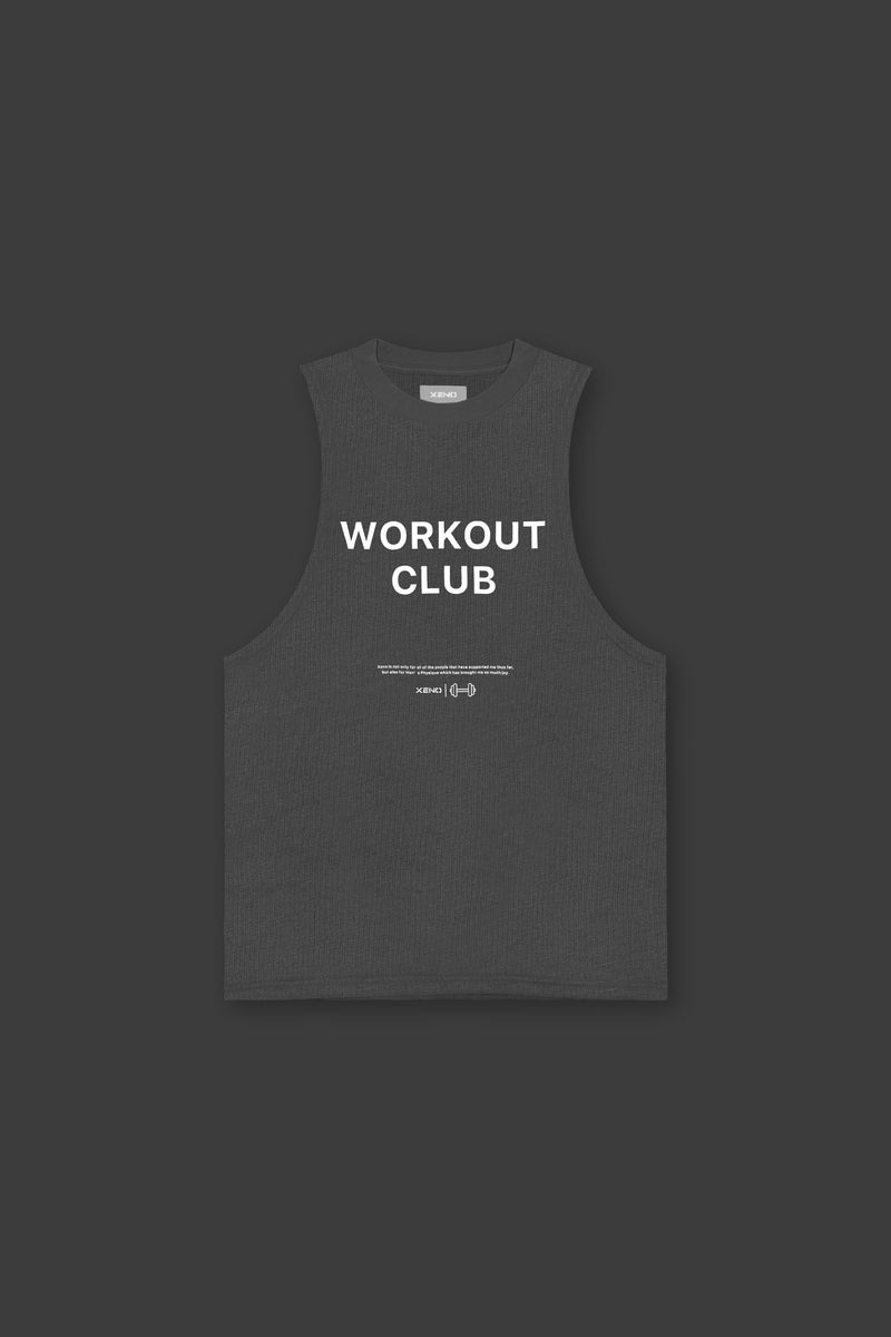 XENO WORKOUT CLUB TANK TOP BLUE GRAY