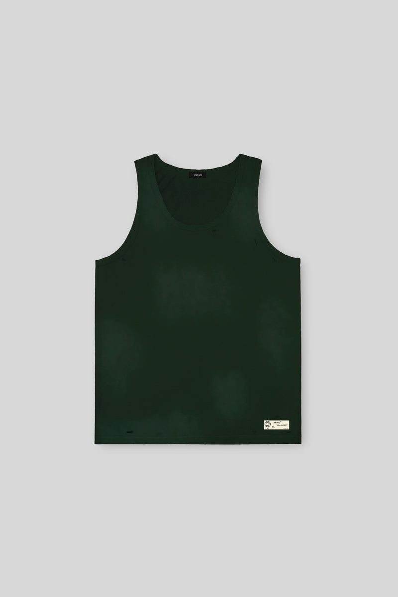 XENO DAMAGE TANKTOP GREEN