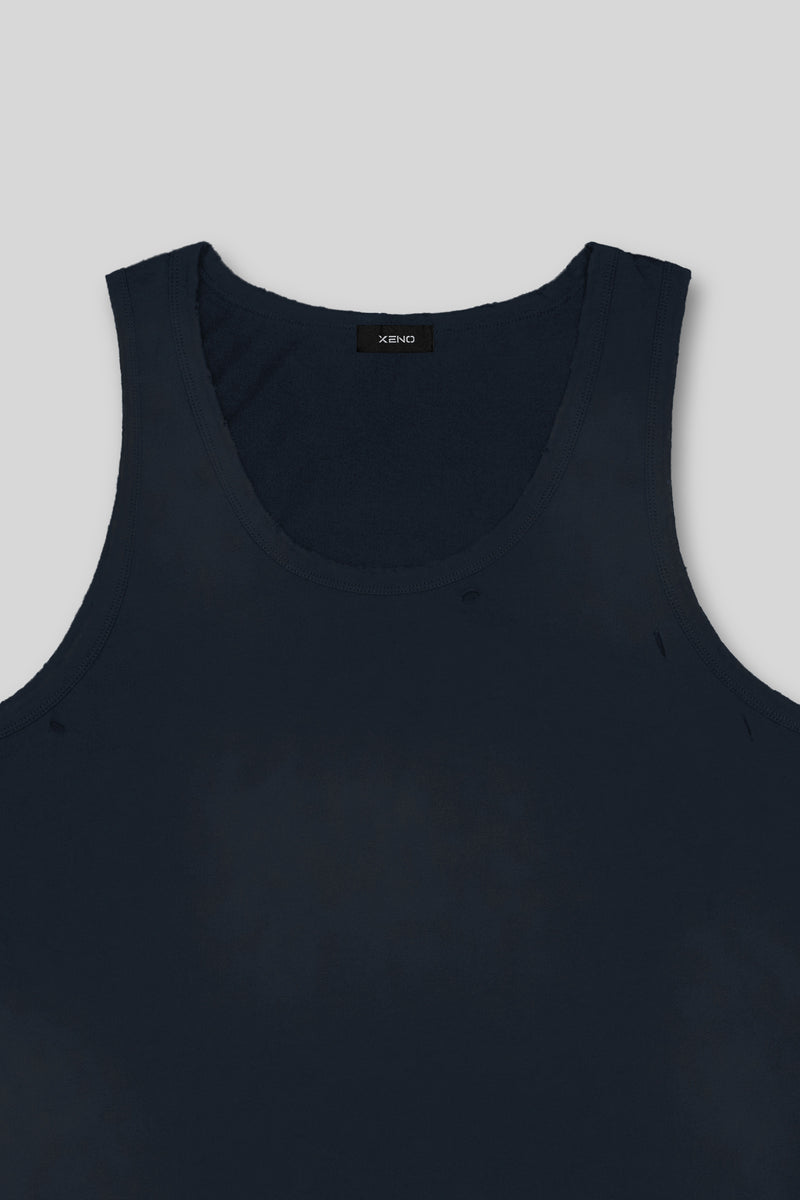 XENO DAMAGE TANKTOP NAVY