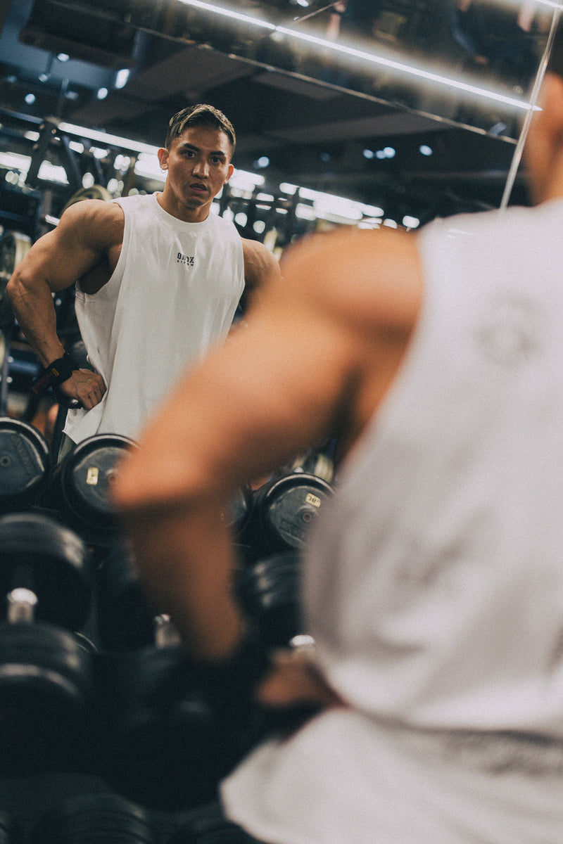 XENO “NFTS”SLEEVELESS TEE WHITE