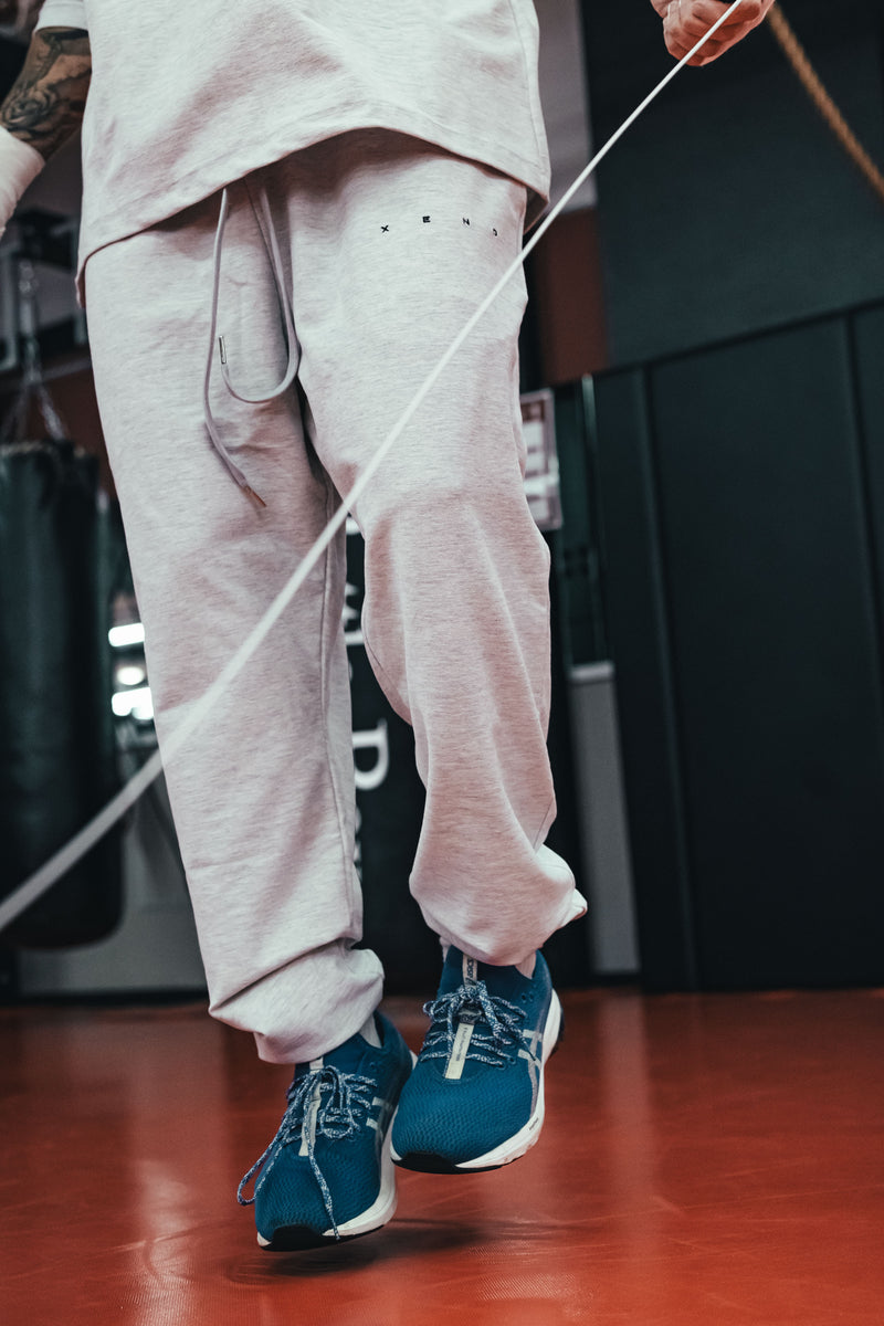 XENO BACK SIDE SWEAT PANTS GRAY