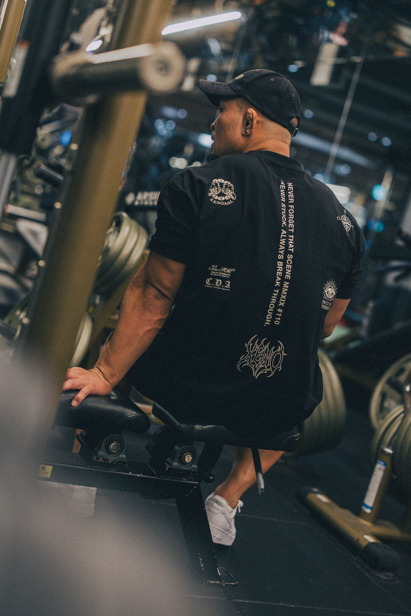 XENO “NFTS” OVERSIZED T-SHIRT BLACK