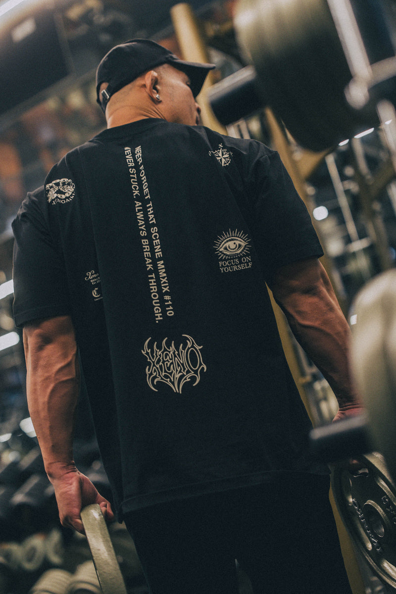 XENO “NFTS” OVERSIZED T-SHIRT BLACK