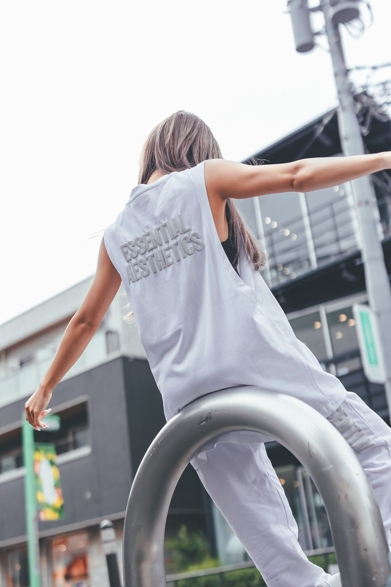 XENO PUFF PRINT TANK WHITE