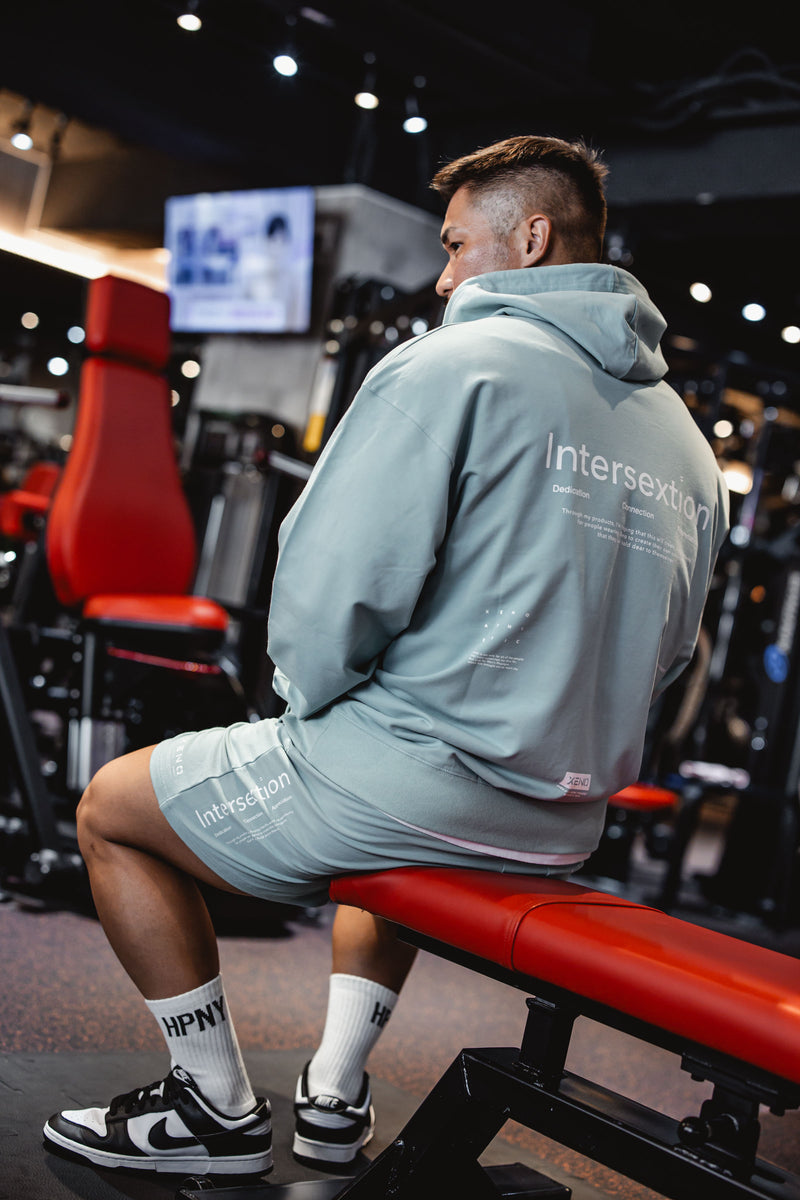 XENO INTERSEXTION HOODIE GrayishGreen