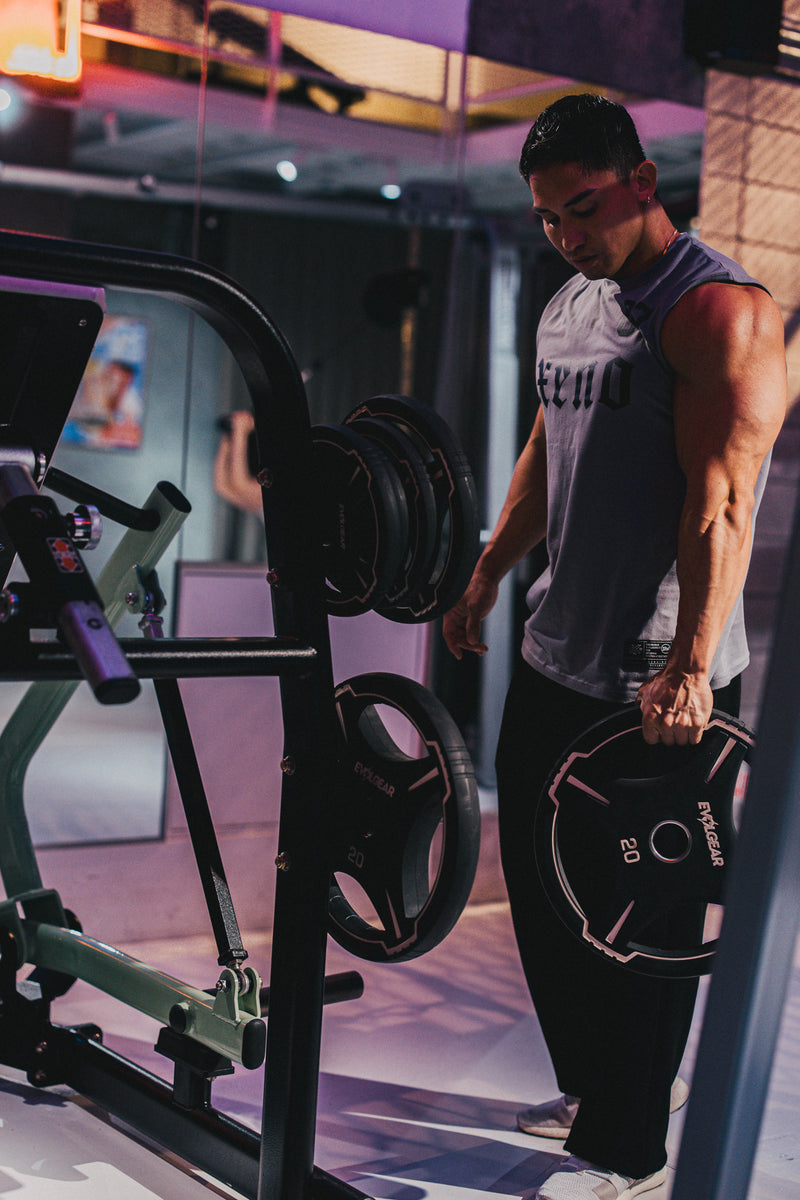 XENO 7TH ANNIV.  SLEEVELESS TEE GRAY
