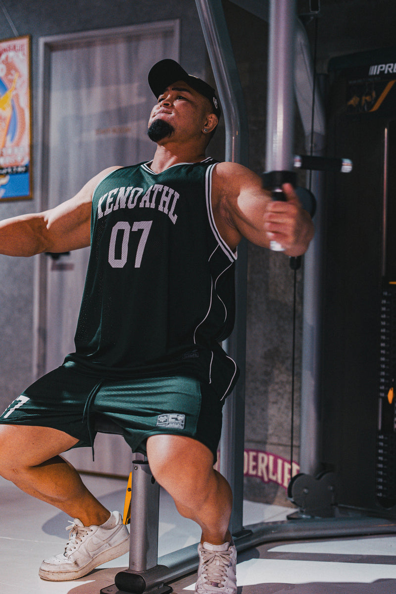 XENO 7TH ANNIV.  MESH TANKTOP GREEN