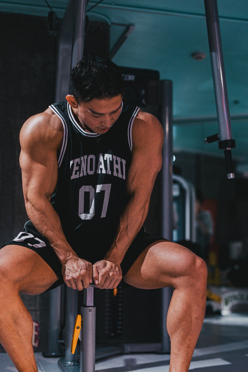 XENO 7TH ANNIV.  MESH TANKTOP BLACK
