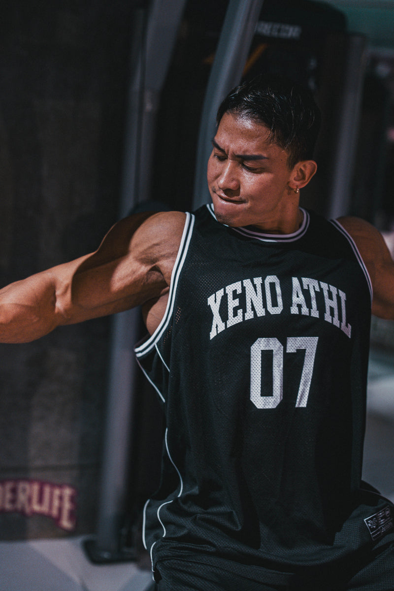 XENO 7TH ANNIV.  MESH TANKTOP BLACK