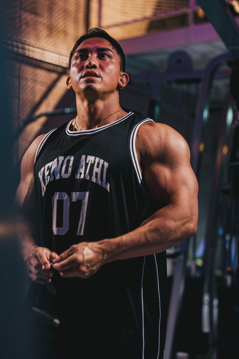 XENO 7TH ANNIV.  MESH TANKTOP BLACK