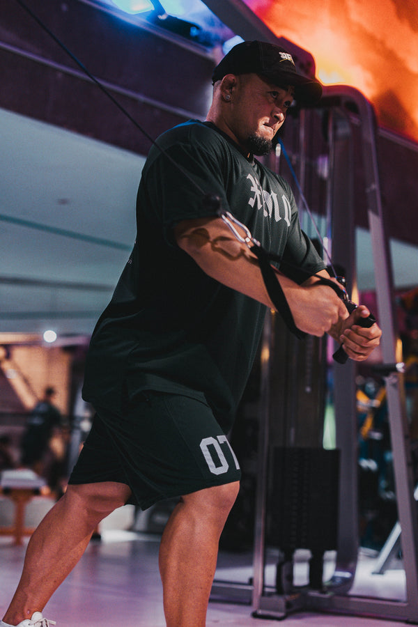 XENO 7TH ANNIV.  MESH SHORTS GREEN