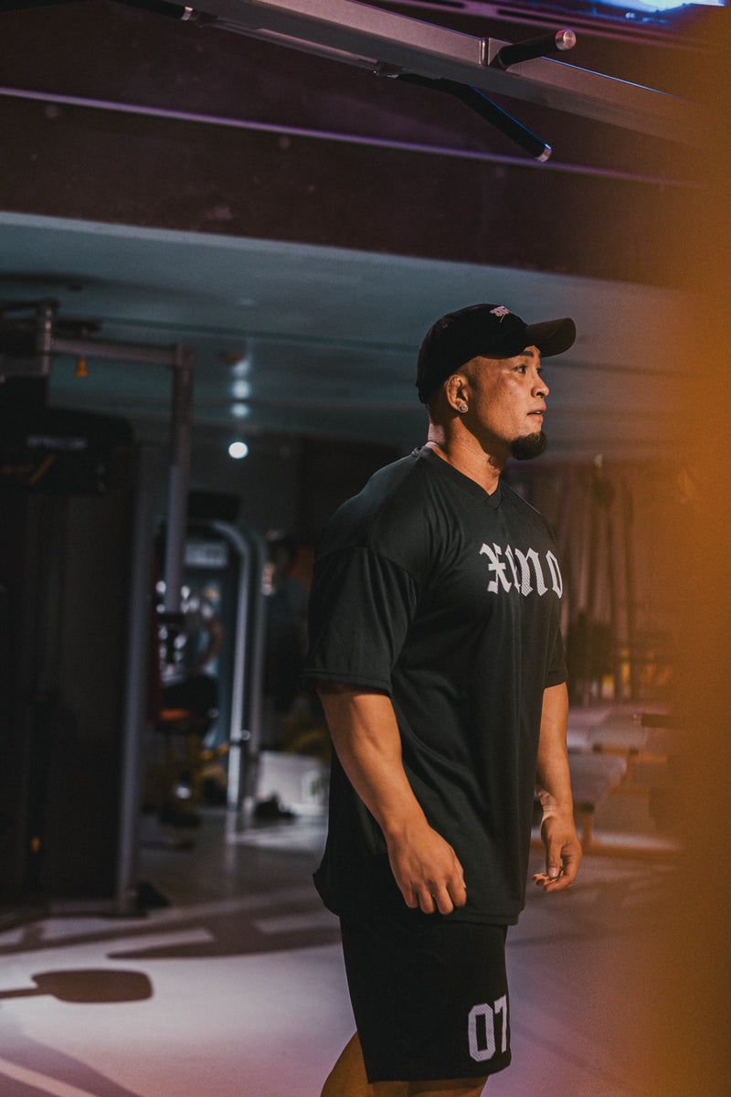 XENO 7TH ANNIV. OVER SIZED MESH T-SHIRT GREEN