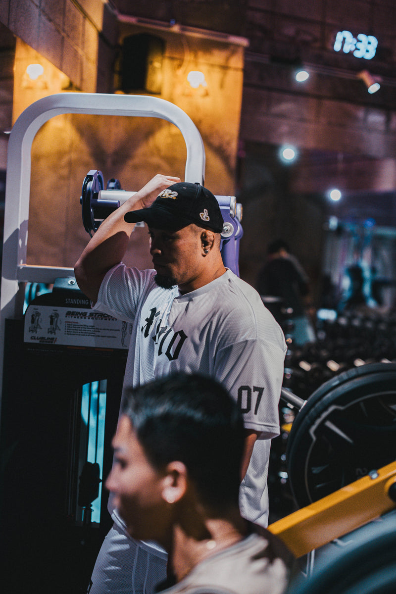 XENO 7TH ANNIV. OVER SIZED MESH T-SHIRT WHITE